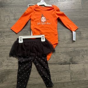 NWT Halloween 2-Piece Set by Carter’s Size 9 Months